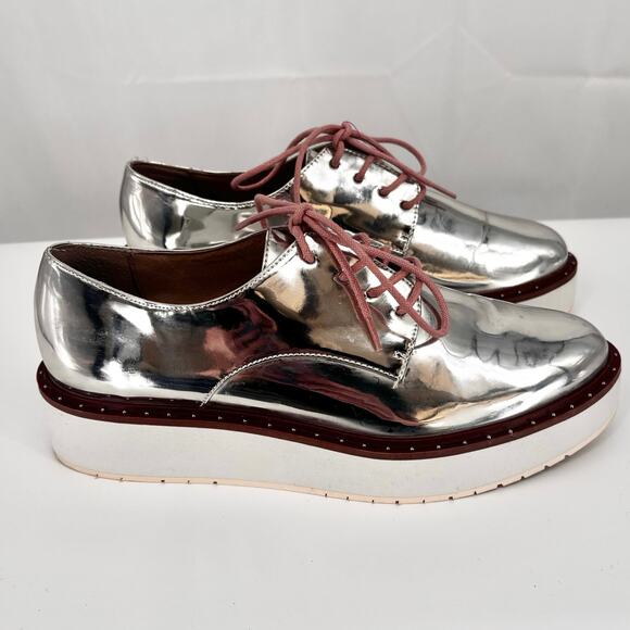 Chinese Laundry Cecilia Mirrored Oxford Platforms Size 7.5 - Picture 1 of 7